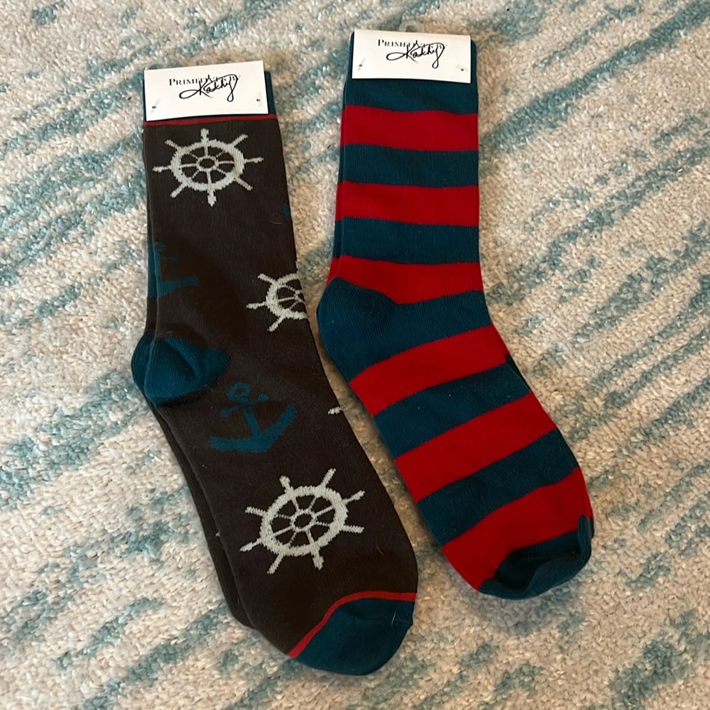 ⭐️Nautical socks NWT